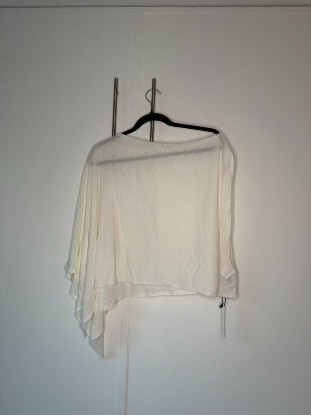 Commense White Poncho